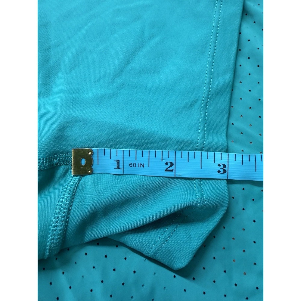All in Motion Women's Extra Large Green Athletic Dress Tennis Golf Mini Zip Top - Picture 9 of 10
